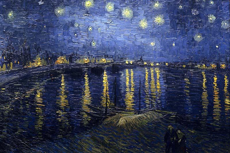Vincent Van Gogh Starry Night Over the Rhone Norge oil painting art
